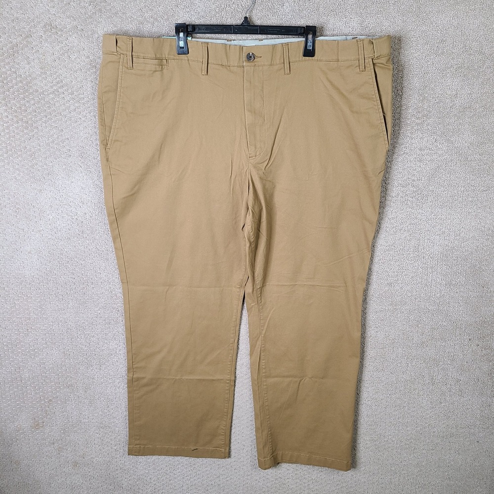 Goodfellow & Co Pants Mens 50x30 Brown Hennepin Straight Leg Chino Stretch NEW